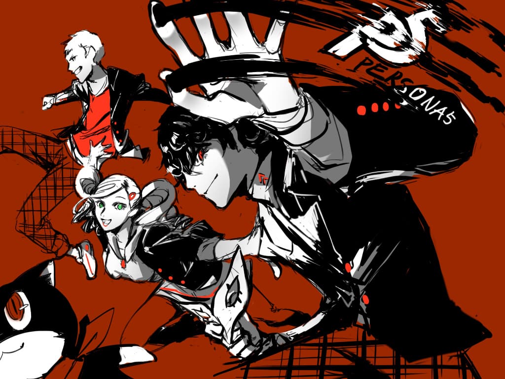 1時間にもおよぶ副島成記のイラストメイキングは必見 Atlus ペルソナ5 キャラクターの描き方 Slashd Inc Blog